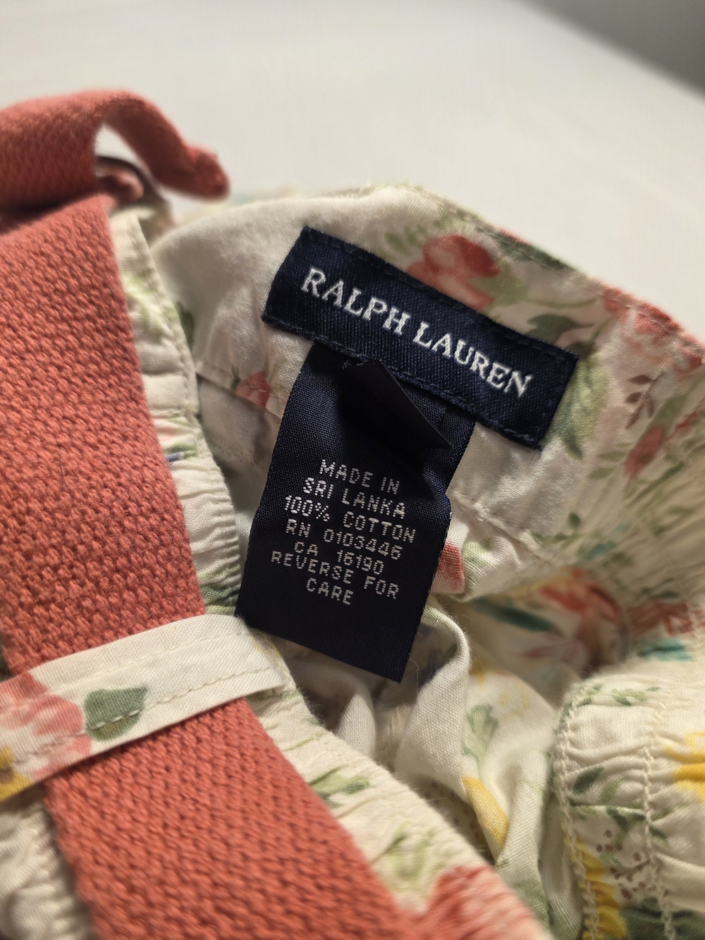Vintage 2000s Girls Ralph Lauren Floral Cotton Cargo Shorts - Picture 3 of 4